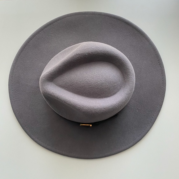 LULU\'S NWOT Springsteen Grey Wool Hat main image 4